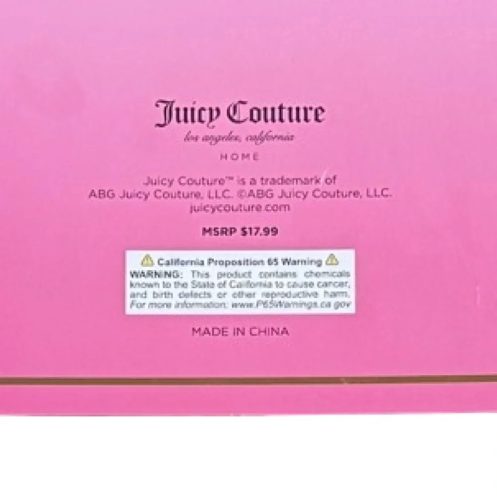 Juicy Couture Los Angeles NWT Gold Tone & Faux Pearl Hanging Door Hooks